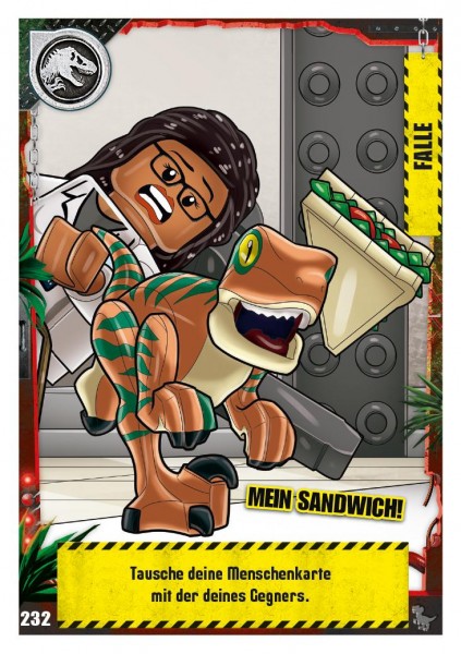 Nummer 232 I Mein Sandwich! I LEGO Jurassic World TCG 3
