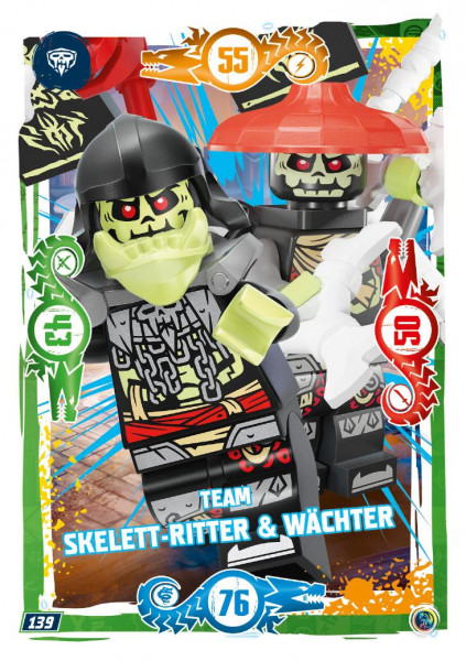 Nummer 139 I Team Skelett-Ritter & -Wächter I LEGO Ninjago TCG 9