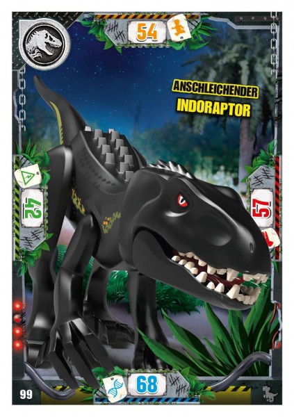 Nummer 099 I Anschleichender Indoraptor I LEGO Jurassic World TCG 3