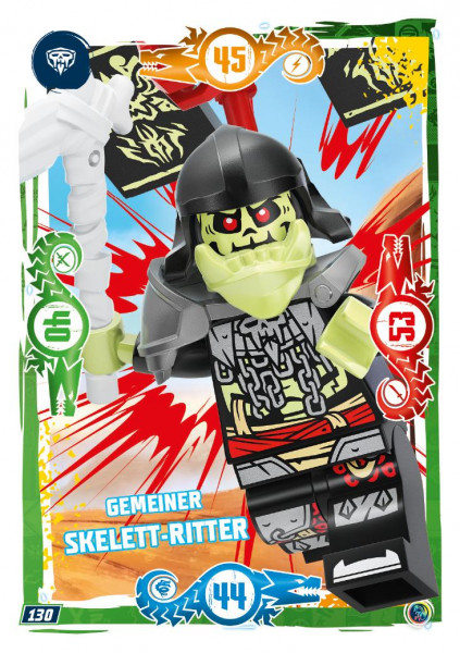 Nummer 130 I Gemeiner Skelett-Ritter I LEGO Ninjago TCG 9