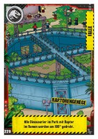 Nummer 229 I Raptorengehege I LEGO Jurassic World TCG 3 Nummer 229 I Raptorengehege I LEGO Jurassic World TCG 3