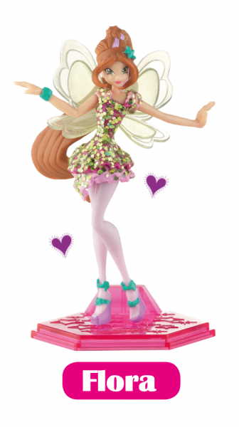 Winx Club Sammelfigur Magic Travel Tynix Flora!
