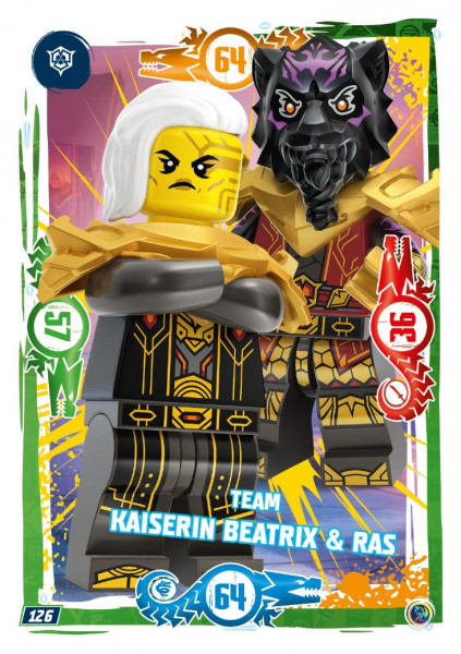 Nummer 126 I Team Kaiserin Beatrix & Ras I LEGO Ninjago TCG 9