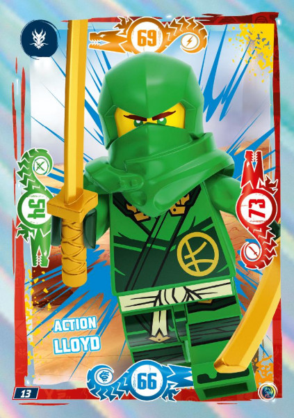 Nummer 013 I Action Lloyd I LEGO Ninjago TCG 9