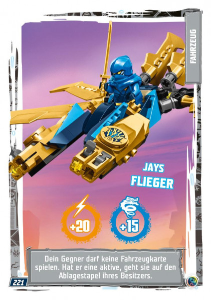 Nummer 221 I Jays Flieger I LEGO Ninjago TCG 9