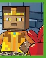 Nummer 00196 I LEGO® Minecraft Sticker