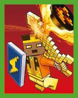 Nummer 00123 I LEGO® Minecraft Sticker