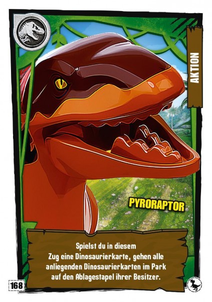 Nummer 168 I Pyroraptor I LEGO Jurassic World TCG 3