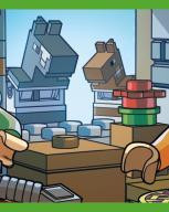 Nummer 00195 I LEGO® Minecraft Sticker