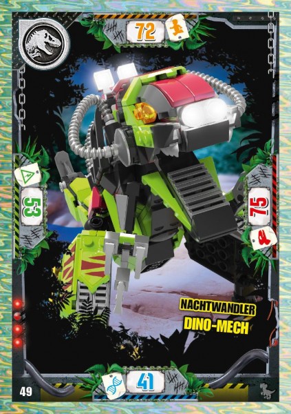 Nummer 049 I Nachtwandler Dino-Mech I LEGO Jurassic World TCG 3