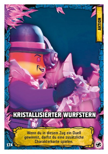 Nummer 174 I Kristallisierter Wurfstern I LEGO Ninjago TCG 8 Next Level