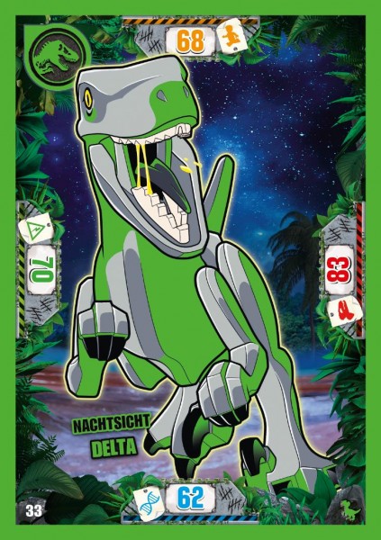 Nummer 033 I Nachtsicht Delta I LEGO Jurassic World TCG 3