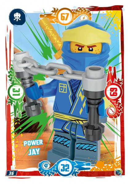 Nummer 036 I Power Jay I LEGO Ninjago TCG 9