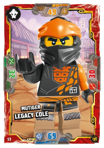 Nummer 013 I Mutiger Legacy Cole I LEGO Ninjago TCG 8 Next Level