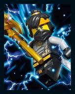 Sticker Nummer 034 I LEGO Ninjago Crystalized Stickerserie