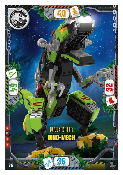 Nummer 076 I Lauernder Dino-Mech I LEGO Jurassic World TCG 3